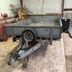 Ivor Williams 3.5 Tonne Flat Bed Drop Side Plant Trailer