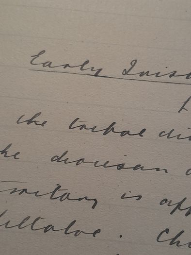two hand written books