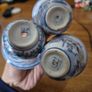 Vintage Mod-Century Rice Grain Porcelain Cups Image 6
