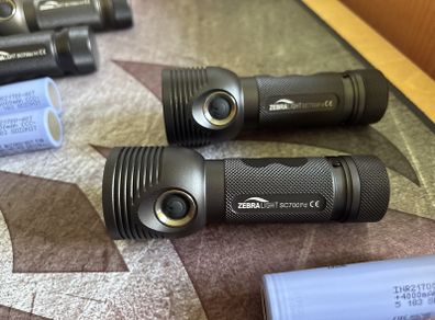 Two Zebralight Flashlights SC700Fd