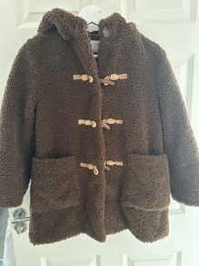 Zara fluffy jacket size 10