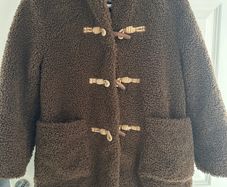 Zara fluffy jacket size 10