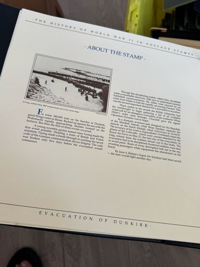 The History of World War II in post stamps
