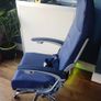 Airbus A320/A321 Aircraft Seat Swivel Office Chair | Genuine Airline Seat with Tray Table & Life Jacket Image 10