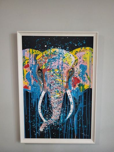" blue elephant!