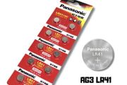 10x Panasonic LR41 AG3 SR41SW LR736 384 SR41 Batteries