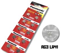 10x Panasonic LR41 AG3 SR41SW LR736 384 SR41 Batteries