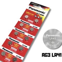 10x Panasonic LR41 AG3 SR41SW LR736 384 SR41 Batteries