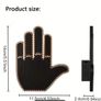 Hand Gesture LED Finger Light for Car Image 6