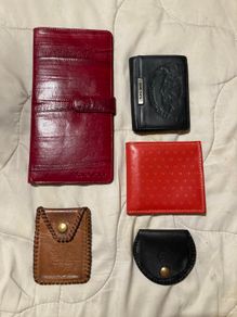 Leather Wallets and Purses Lot