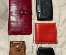Leather Wallets and Purses Lot