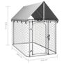 Outdoor Dog Kennel with Roof 200x100x150 cm Image 5
