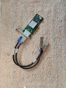 Dell SAS External Dual Ports PCI-E 6GB/S Host Bus Server Adapter 12DNW 342-0910