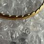 Gold/brass Monet bangle Image 4
