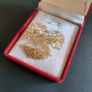 Laser Cut Tree of Life Brooch with intricate branches design Heart Shape Tree Pin Badge Woodlands Jewellery Gold Tone Image 3