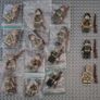 Lego compatible, military figures, Russian / British / Canadian infantry. 15 figures plus rifles. Image 3