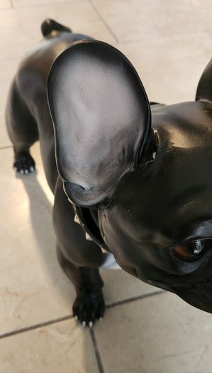 Caseys - Kare Design Black bulldog statue GANGSTER DOG