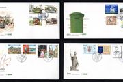 Collection 1987 Ireland Commemorative Stamps An Post First Day Cover (FDC). Collection of 8 covers.