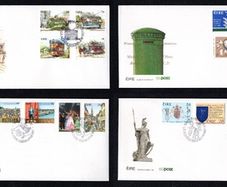 Collection 1987 Ireland Commemorative Stamps An Post First Day Cover (FDC). Collection of 8 covers.
