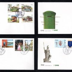 Collection 1987 Ireland Commemorative Stamps An Post First Day Cover (FDC). Collection of 8 covers.
