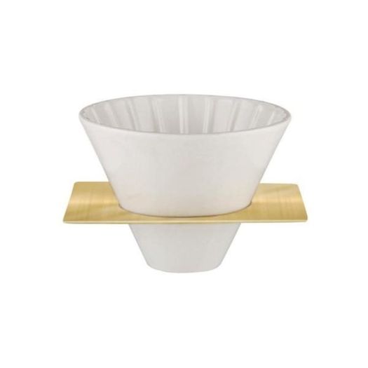Zakkia Two Piece Coffee Brewer made from Ceramics & Copper