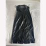 H&M Womens Black Crocodile-patterned Coated bandeau dress EU 42 Image 4