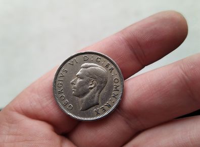 George VI Two Shilling 1947 Coin