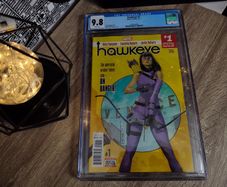 Hawkeye ! Issue #1 ! 1st Appearance of Ramone Watts who becomes Alloy ! Graded 9.8 ! CGC ! 2017 ! by Marvel !