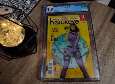 Hawkeye ! Issue #1 ! 1st Appearance of Ramone Watts who becomes Alloy ! Graded 9.8 ! CGC ! 2017 ! by Marvel !