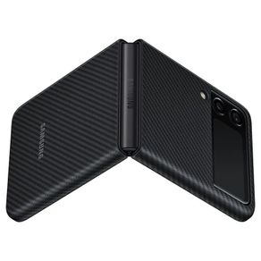 Samsung Galaxy Z Flip3 5g Aramid Cover Ef-xf711sbegww - Black (original Samsung Cover)