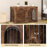 Wooden Dog Crate, Indoor Kennel for Small/Medium/Large Dogs 100 cm Image 6