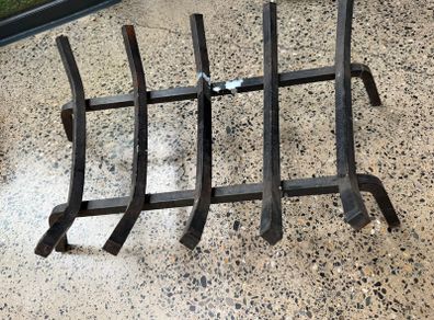 Iron fire grate