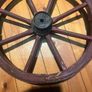 2 antique 20in spoke  wheels with metal rims Image 2