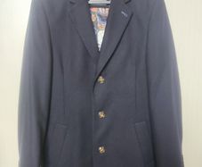 White Label Mens navy overcoat