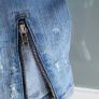 BERSHKA Ripped Skinny Jeans Sz 10UK Image 3