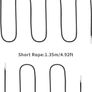 Replacement Cord for Zero Gravity Chair, 4 Pack Universal Replacement Elastic Cords Repair Tool Kit for Sun Loungers, Garden Chairs, Outdoor Recliners, Anti Gravity Chair, Bungee Chairs - Black Image 2