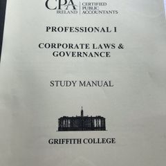 Corporate Laws & Governance Griffith College Manual
