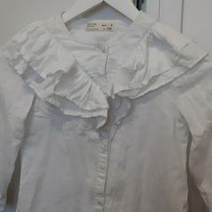 Zara blouse girls white size 6 years