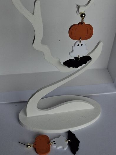 Spooky Trio Halloween Clay Earrings