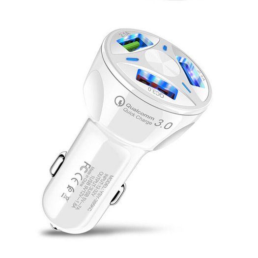 QC 3.0 Car Triple USB Phone Quick Charger 30W (Brand New/Warranty)