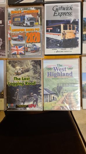 Railway - Themed Dvds Featuring Various Documentaries. Including Titles  Such As "the Last Logging Road" And The Manchester Shop Canal".