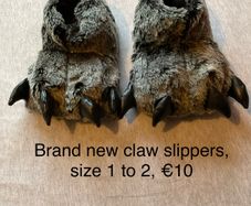 Slippers, brand new , size 1 to 2