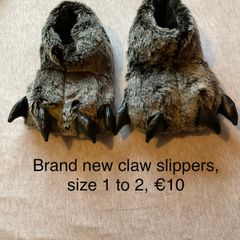 Slippers, brand new , size 1 to 2
