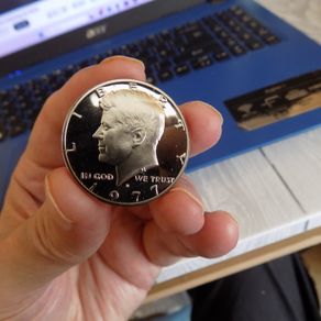 US 1977 Proof Halfdollar.Gem brilliant Uncirculated Condition.