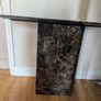 Dark Real Marble Console / Hall Table Image 3