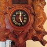 Cuckoo music clock Forest Spirits- Vintage East Germany - Very rare Double cuckoo musical Image 5
