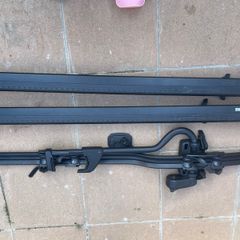 Wing bars and bicycle rack
