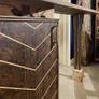 Walnut and Sycamore handcrafted bar cabinet Image 9