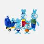 BRAND NEW Brave Bunnies Pack of 5 Action Figures of The Rabbit Family Image 3