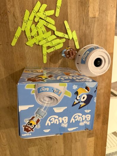 Pop up Bluey toy